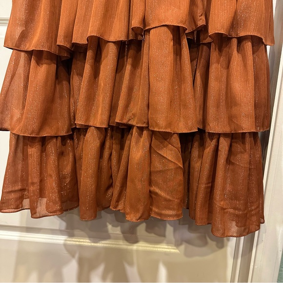 MAC DUGGAL | SPARKLY RUFFLE LAYERED GOWN #49287 - Picture 14 of 15